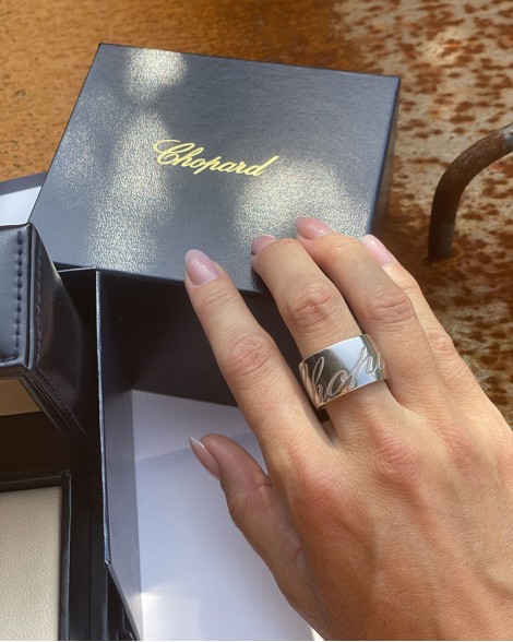 Prstýnek dámský Chopard z bílého zlata